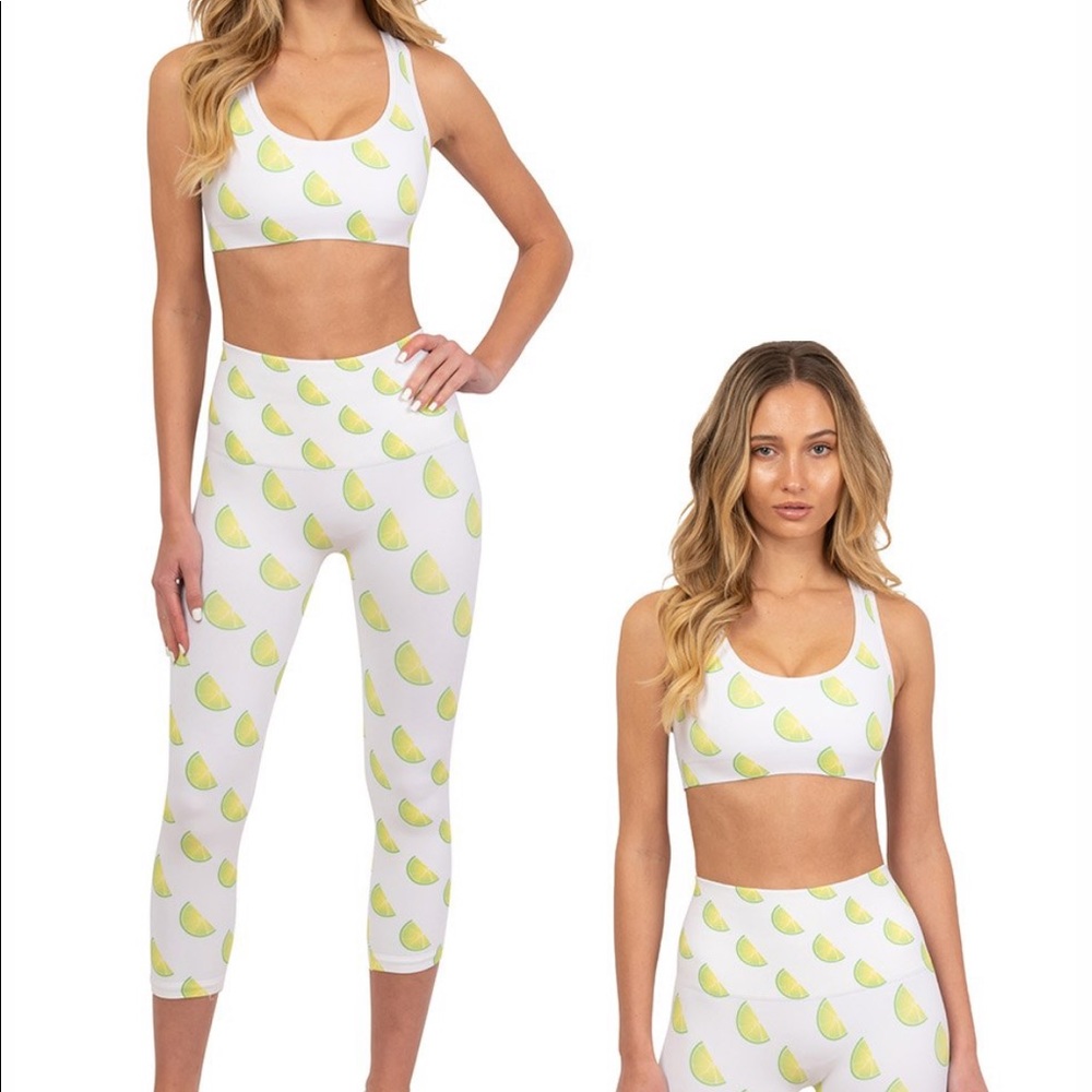 Size xs/s la collective Morgan Stewart Lime print